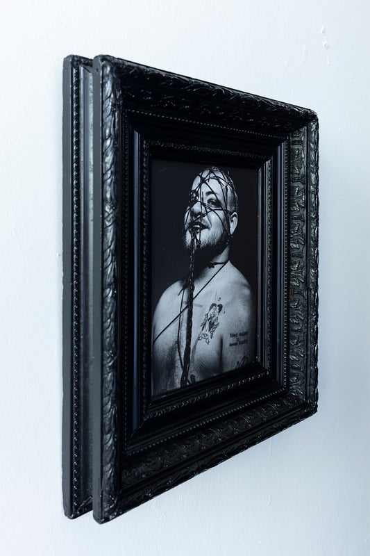Knotty Naughty Black and White Analogue Photography Portrait Print
