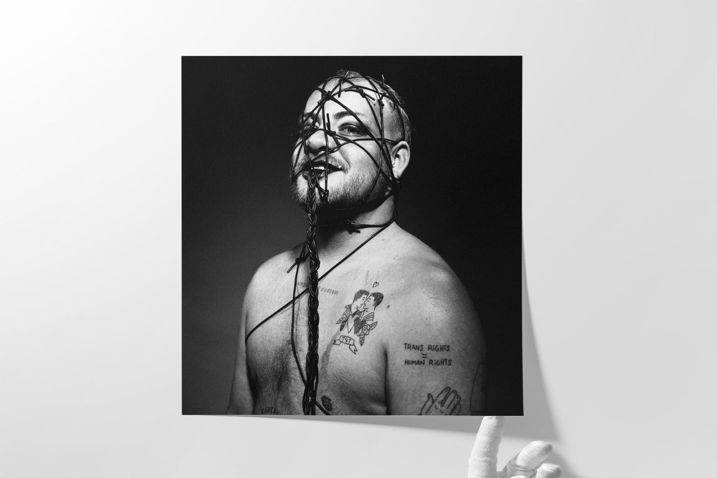 Knotty Naughty Black and White Analogue Photography Portrait Print