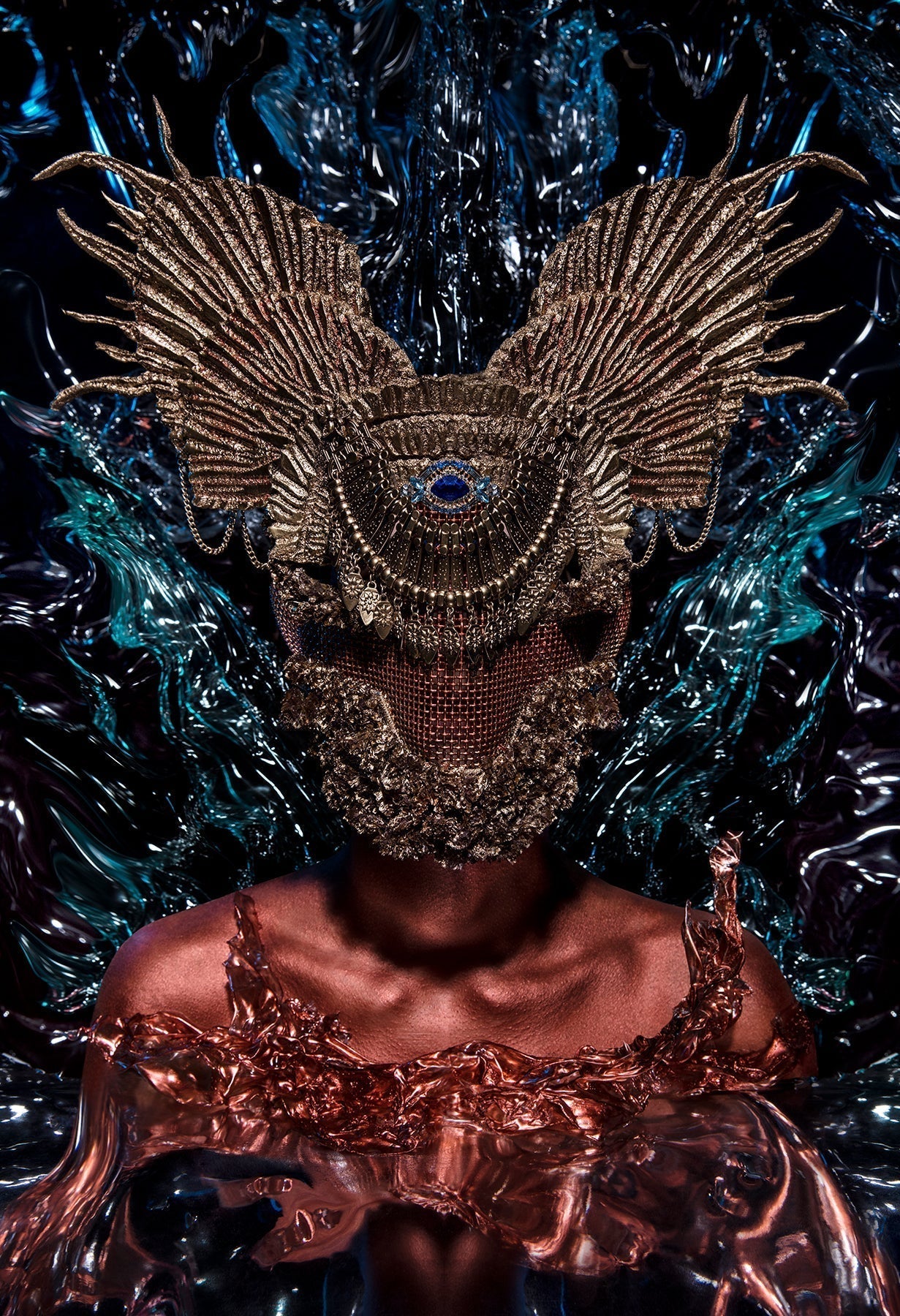The Antagonist of Obstruction Surrealist Photographic Artwork Print
