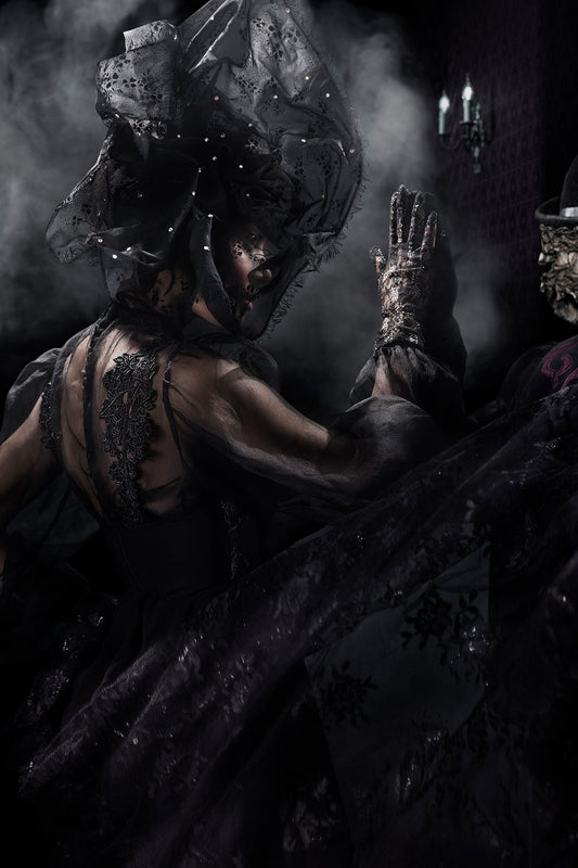 The Masquerade Ball - The Nebulous Romance Fine Art Print Portrait