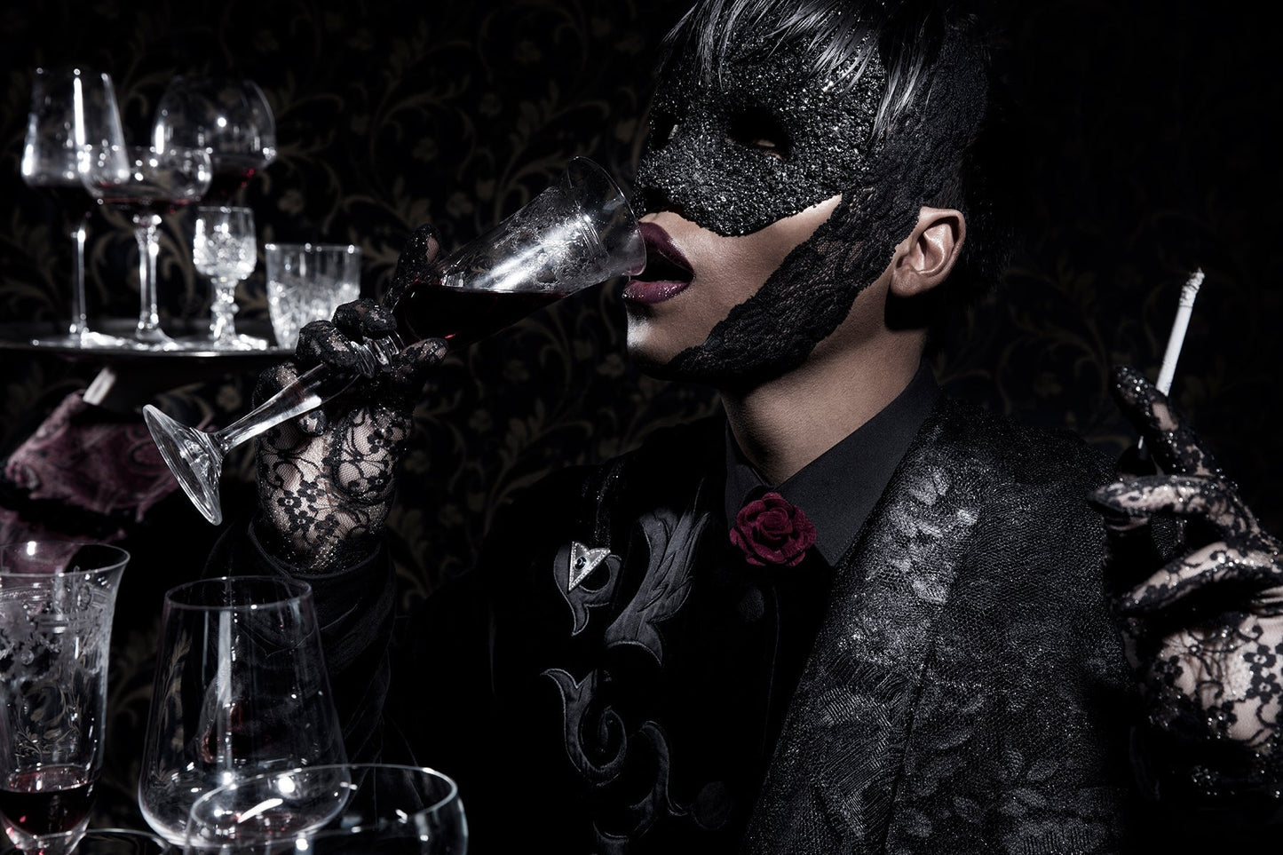 The Masquerade Ball - The Red Indulgence Limited Edition Fine Art