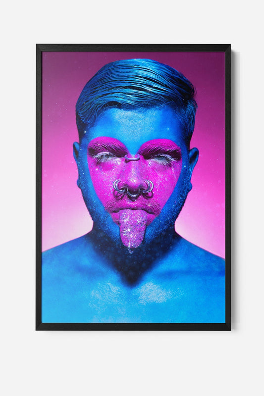 Heart – Fine Art Print by Rik Versteeg | Blue & Pink Edition