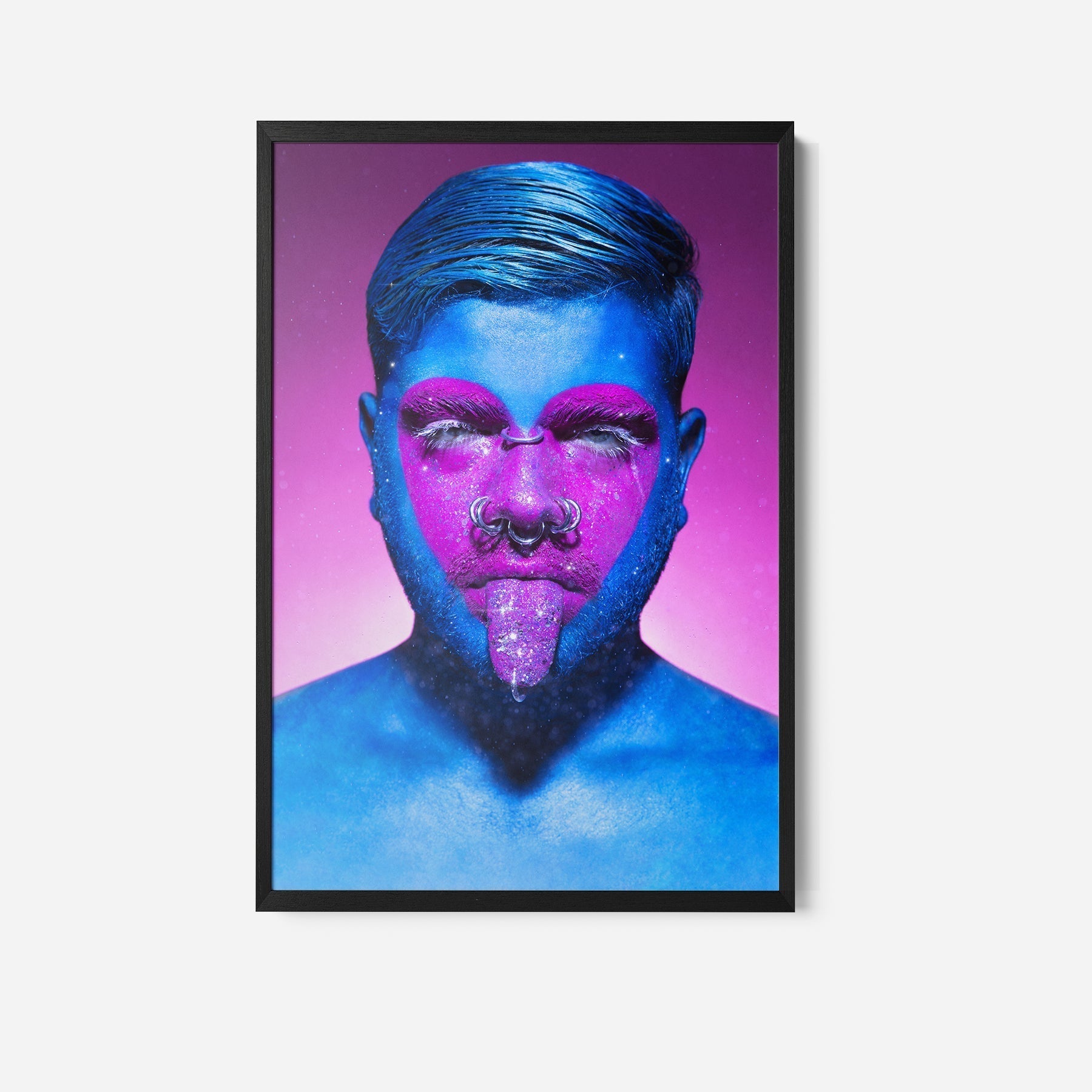 Heart – Fine Art Print by Rik Versteeg | Blue & Pink Edition